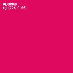 #E00960 - Rose Color Image