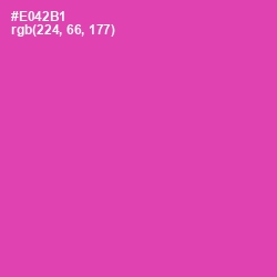 #E042B1 - Brilliant Rose Color Image