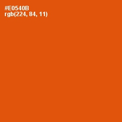 #E0540B - Trinidad Color Image