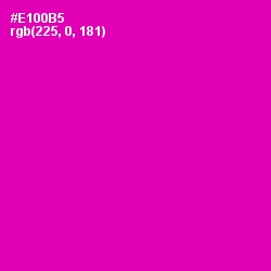 #E100B5 - Hollywood Cerise Color Image