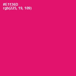 #E1136D - Rose Color Image