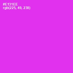 #E131EE - Razzle Dazzle Rose Color Image