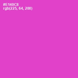 #E140C8 - Fuchsia Pink Color Image