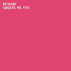 #E1446F - Mandy Color Image