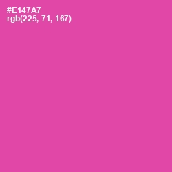 #E147A7 - Brilliant Rose Color Image