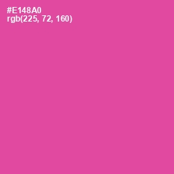 #E148A0 - Brilliant Rose Color Image