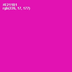 #E211B1 - Hollywood Cerise Color Image