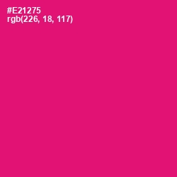 #E21275 - Rose Color Image