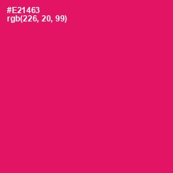 #E21463 - Rose Color Image