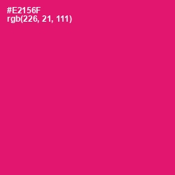 #E2156F - Rose Color Image