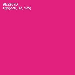 #E2207D - Cerise Red Color Image