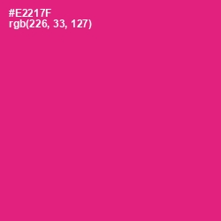 #E2217F - Cerise Red Color Image