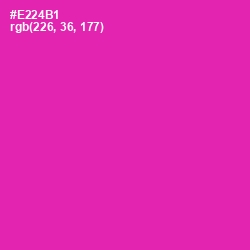 #E224B1 - Persian Rose Color Image