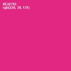 #E22783 - Wild Strawberry Color Image