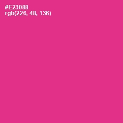 #E23088 - Wild Strawberry Color Image