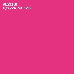 #E23280 - Wild Strawberry Color Image