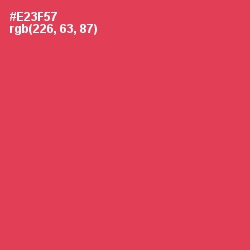 #E23F57 - Amaranth Color Image