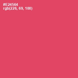 #E24564 - Mandy Color Image