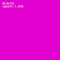 #E301D1 - Purple Pizzazz Color Image