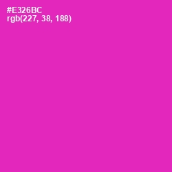 #E326BC - Persian Rose Color Image