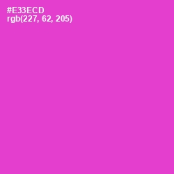 #E33ECD - Razzle Dazzle Rose Color Image