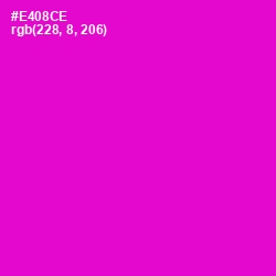 #E408CE - Purple Pizzazz Color Image