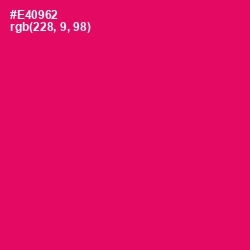 #E40962 - Rose Color Image