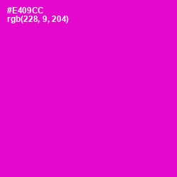 #E409CC - Shocking Pink Color Image