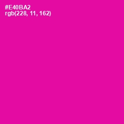 #E40BA2 - Hollywood Cerise Color Image