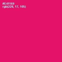 #E41169 - Rose Color Image