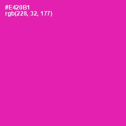 #E420B1 - Persian Rose Color Image
