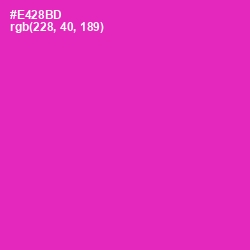 #E428BD - Persian Rose Color Image