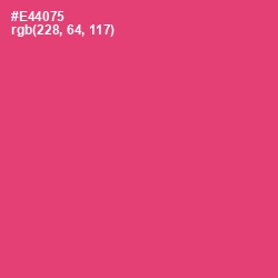 #E44075 - Mandy Color Image