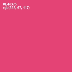 #E44375 - Mandy Color Image