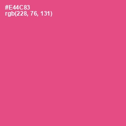 #E44C83 - French Rose Color Image