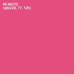 #E44D7D - Mandy Color Image