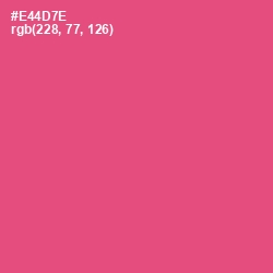 #E44D7E - Mandy Color Image