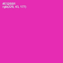 #E52BB1 - Persian Rose Color Image