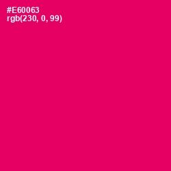 #E60063 - Rose Color Image