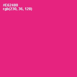 #E62480 - Wild Strawberry Color Image