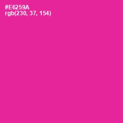 #E6259A - Wild Strawberry Color Image