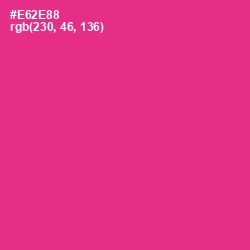 #E62E88 - Wild Strawberry Color Image