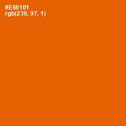 #E66101 - Clementine Color Image