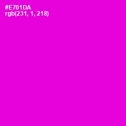 #E701DA - Purple Pizzazz Color Image