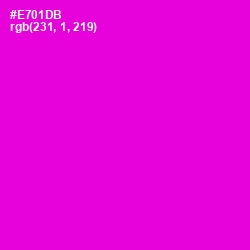 #E701DB - Purple Pizzazz Color Image