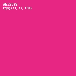 #E72582 - Wild Strawberry Color Image