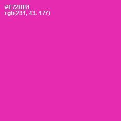 #E72BB1 - Persian Rose Color Image