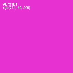 #E731D1 - Razzle Dazzle Rose Color Image