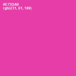 #E73DA9 - Persian Rose Color Image