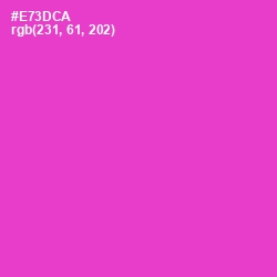 #E73DCA - Razzle Dazzle Rose Color Image